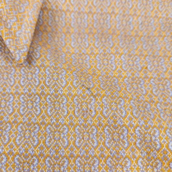 Vintage Golden Horse Large Collar Dress Shirt Mens Medium 1970s - Picture 4 of 10